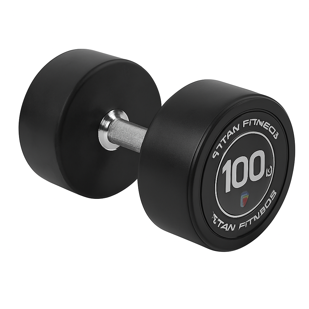 Scratch and Dent, 100 LB Round Urethane Dumbbell - view 1