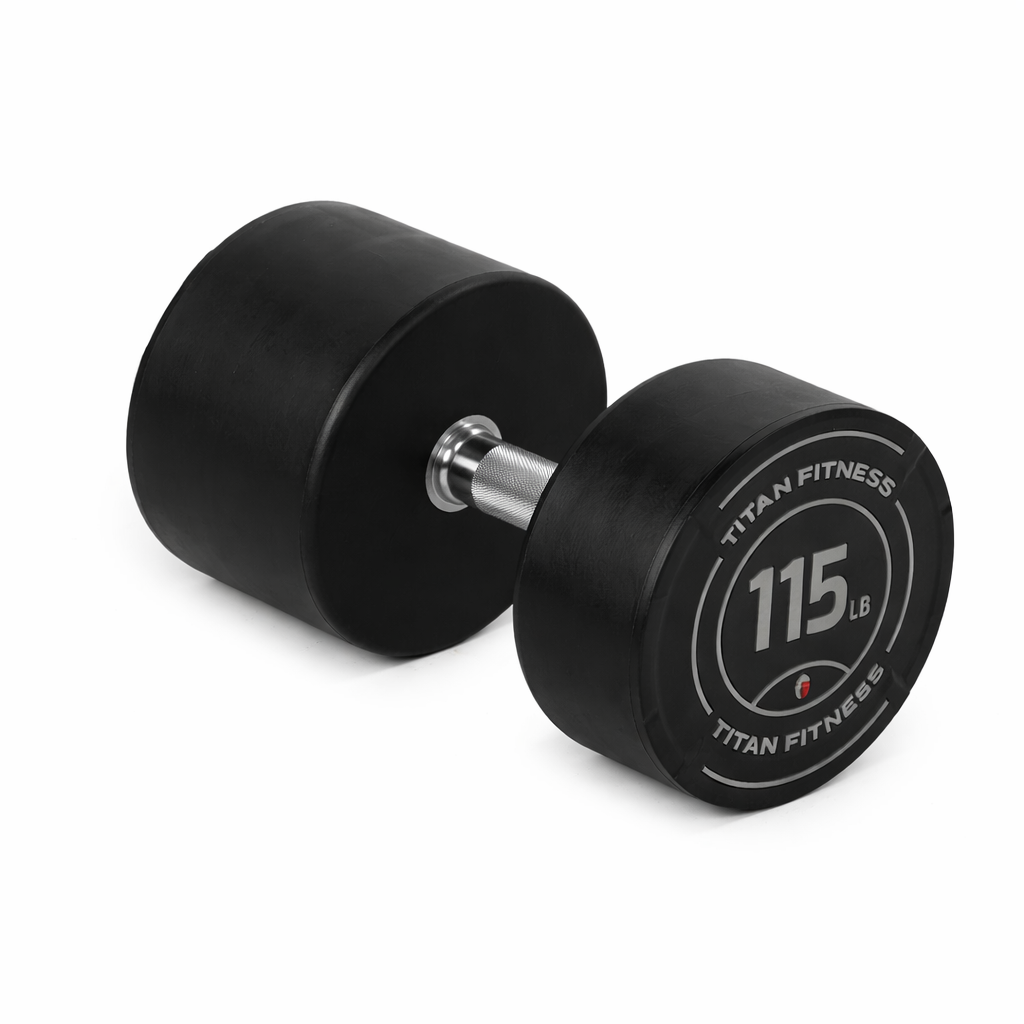 Scratch and Dent, 115 LB Round Urethane Dumbbell - view 1