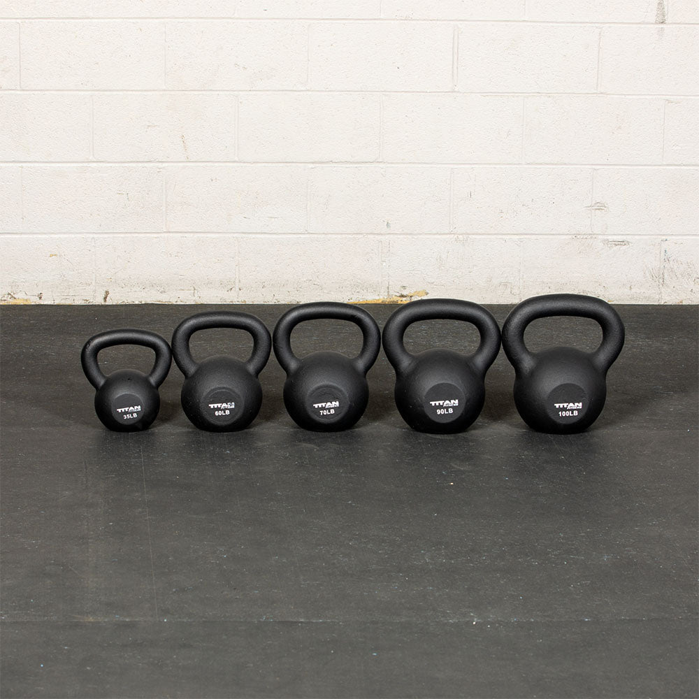 105 LB Set Cast Iron Kettlebells