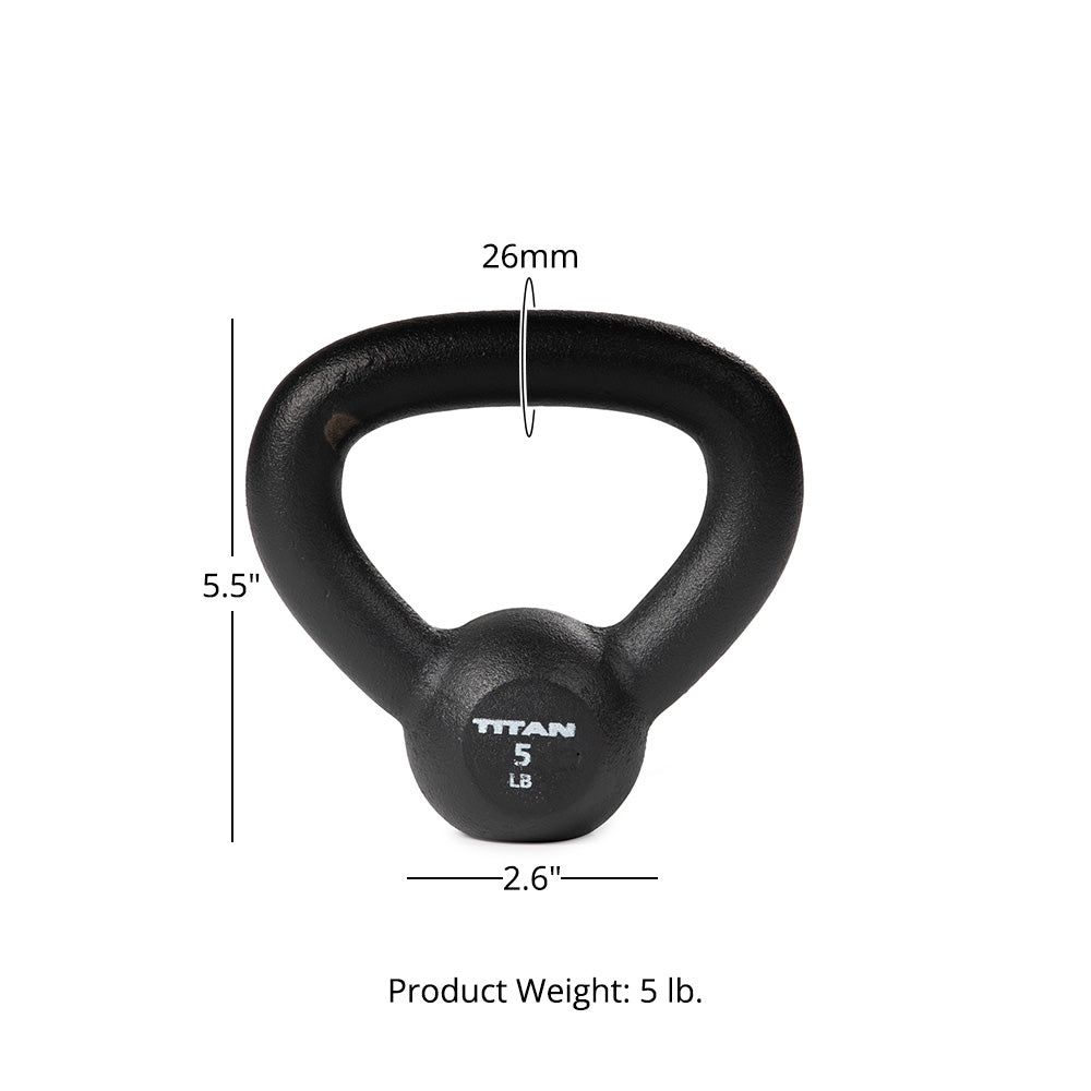 5 LB Cast Iron Kettlebell