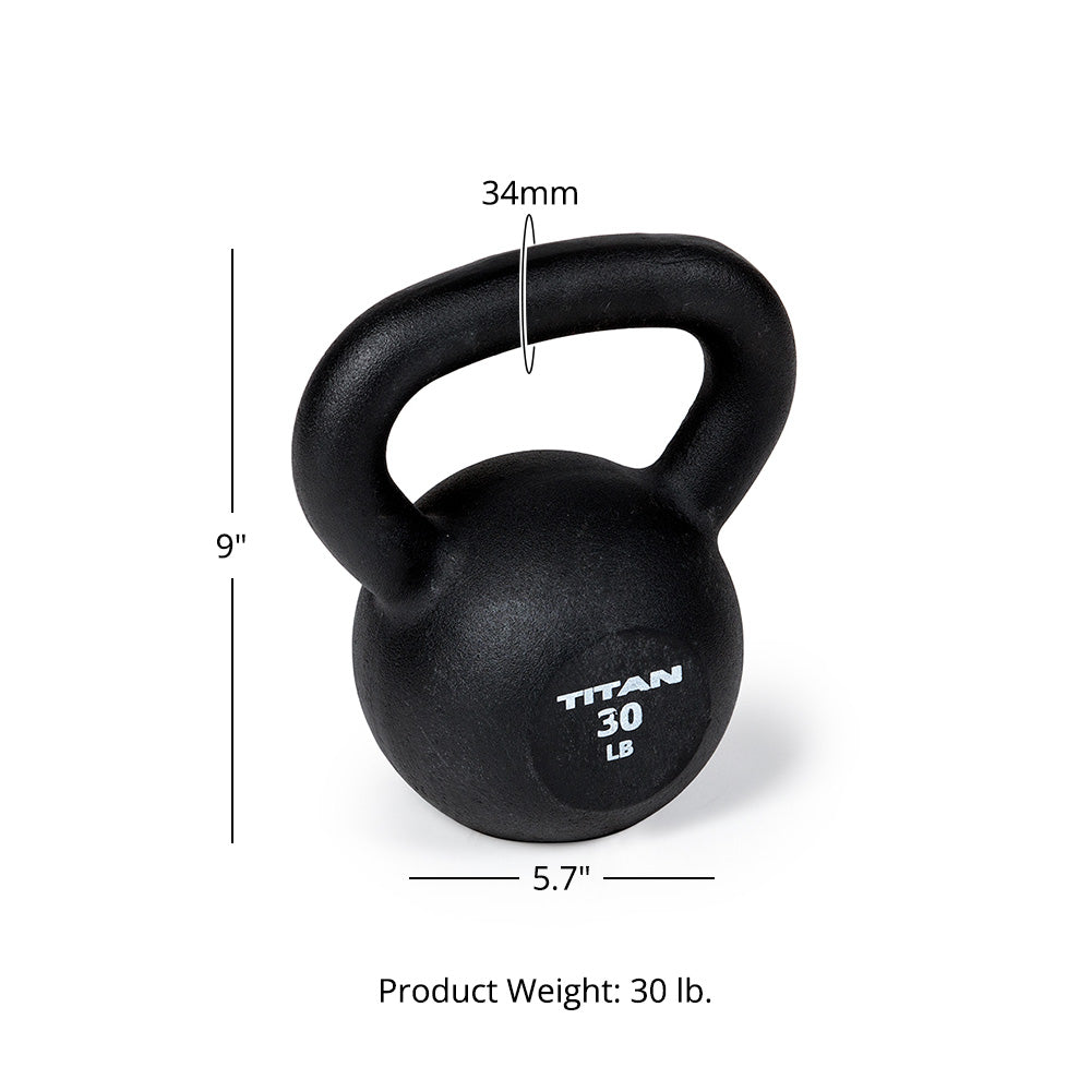 30 LB Cast Iron Kettlebell - view 6