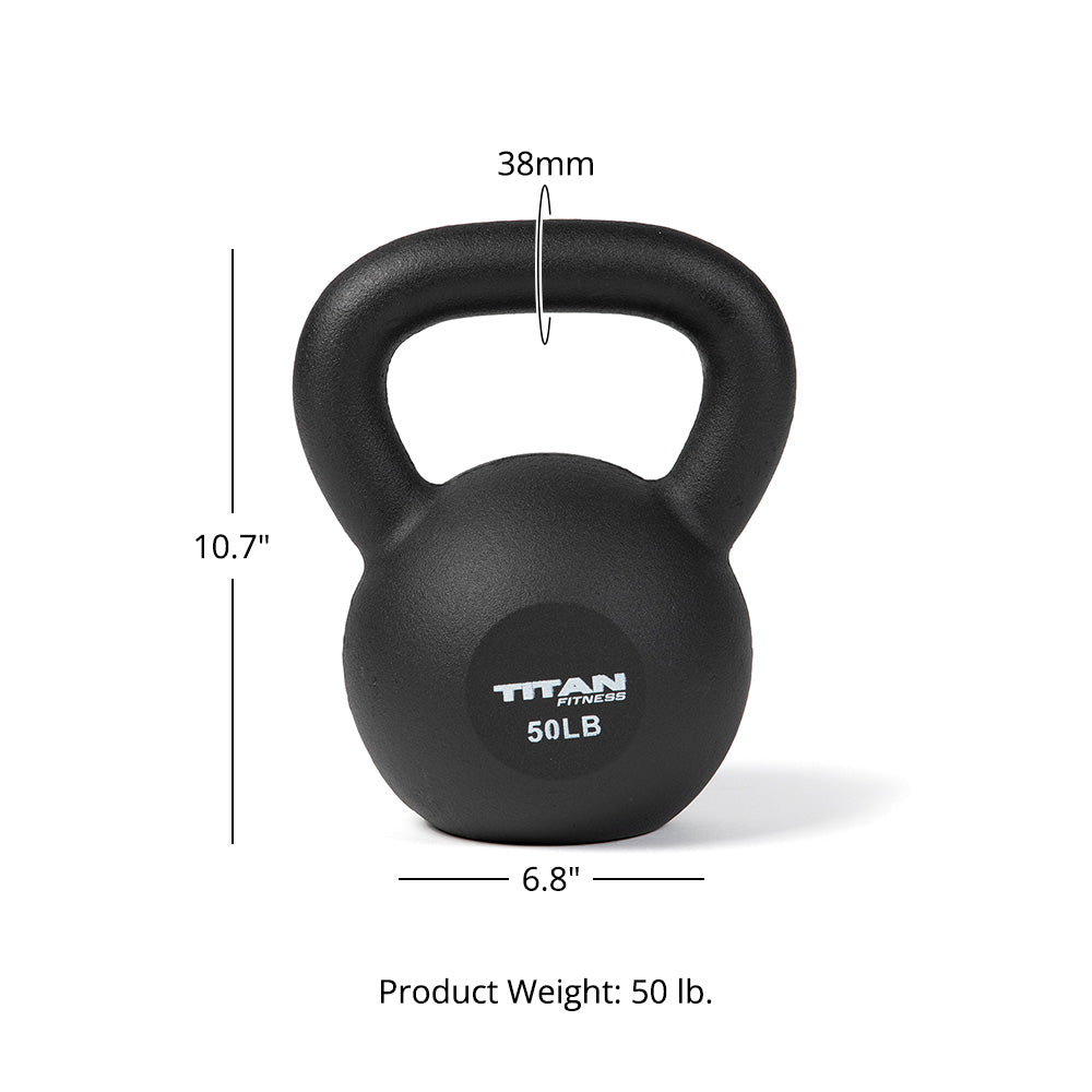 50 LB Cast Iron Kettlebell - view 6