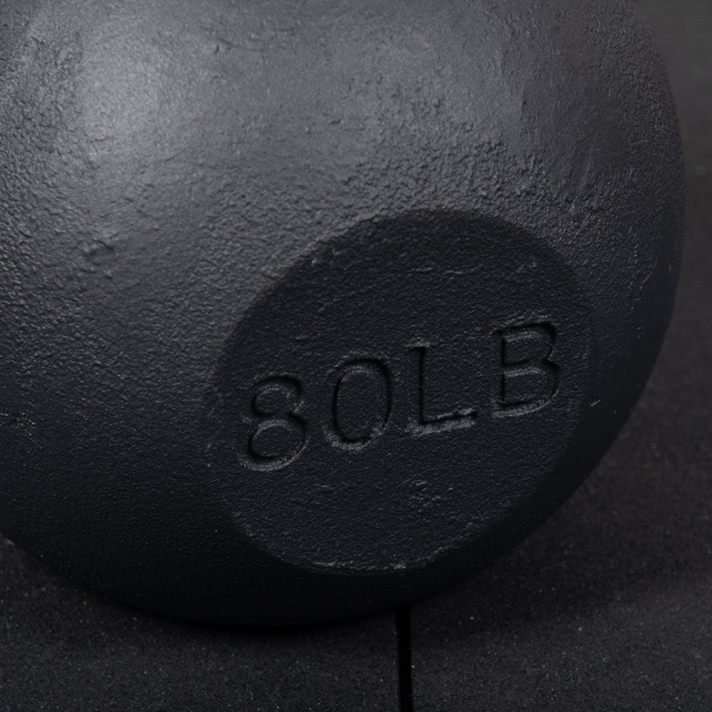 80 LB Cast Iron Kettlebell - view 4