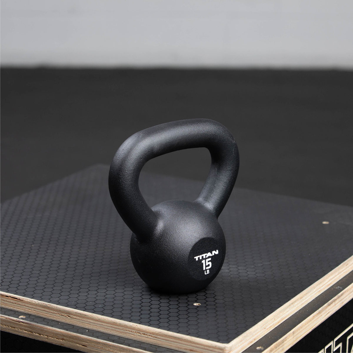SCRATCH AND DENT - 15 LB Cast Iron Kettlebell - FINAL SALE - view 2