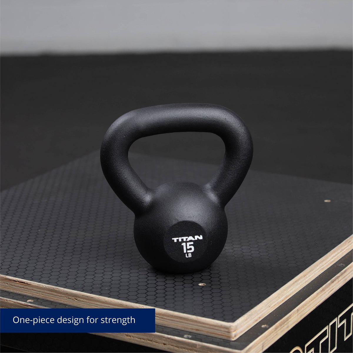 SCRATCH AND DENT - 15 LB Cast Iron Kettlebell - FINAL SALE