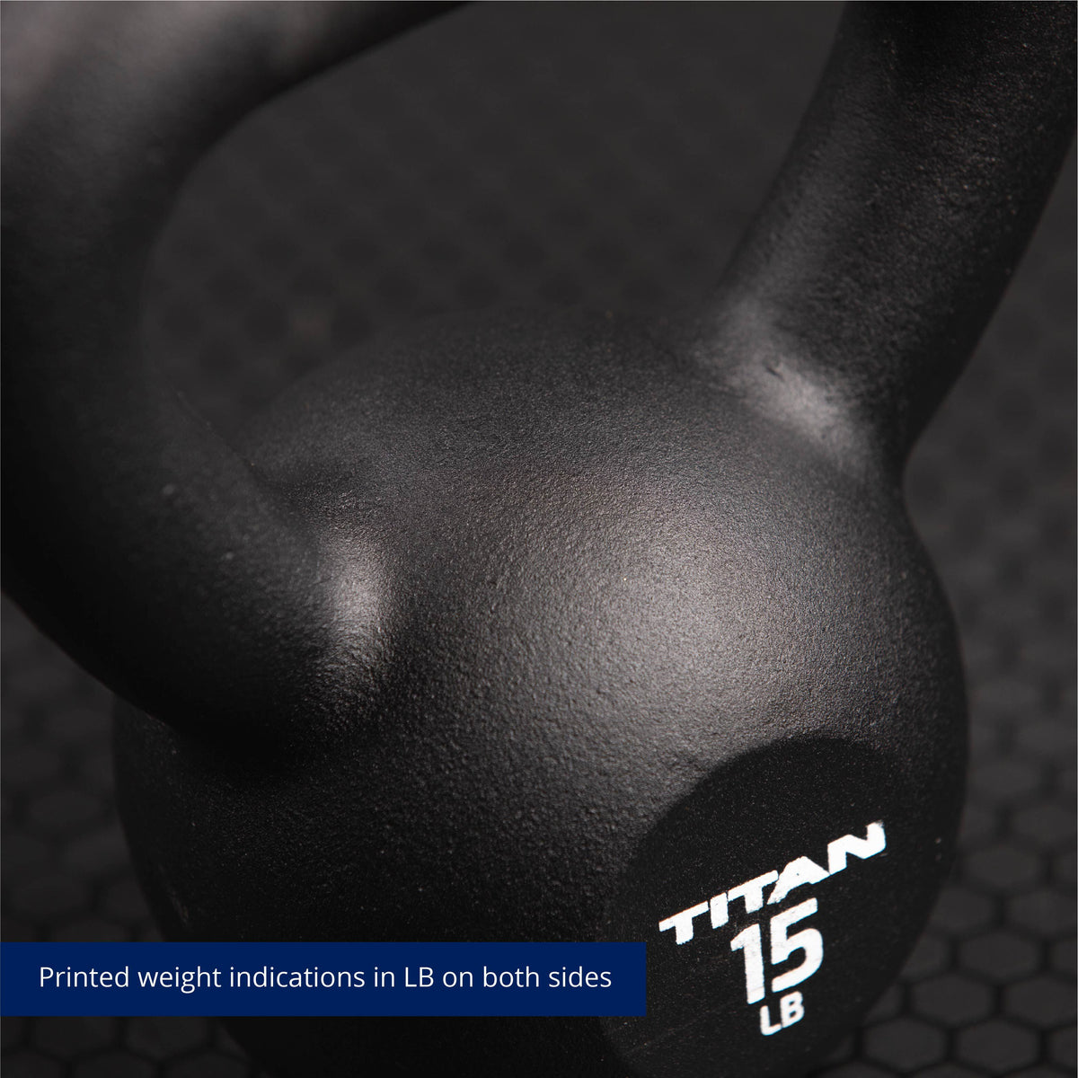 SCRATCH AND DENT - 15 LB Cast Iron Kettlebell - FINAL SALE - view 4