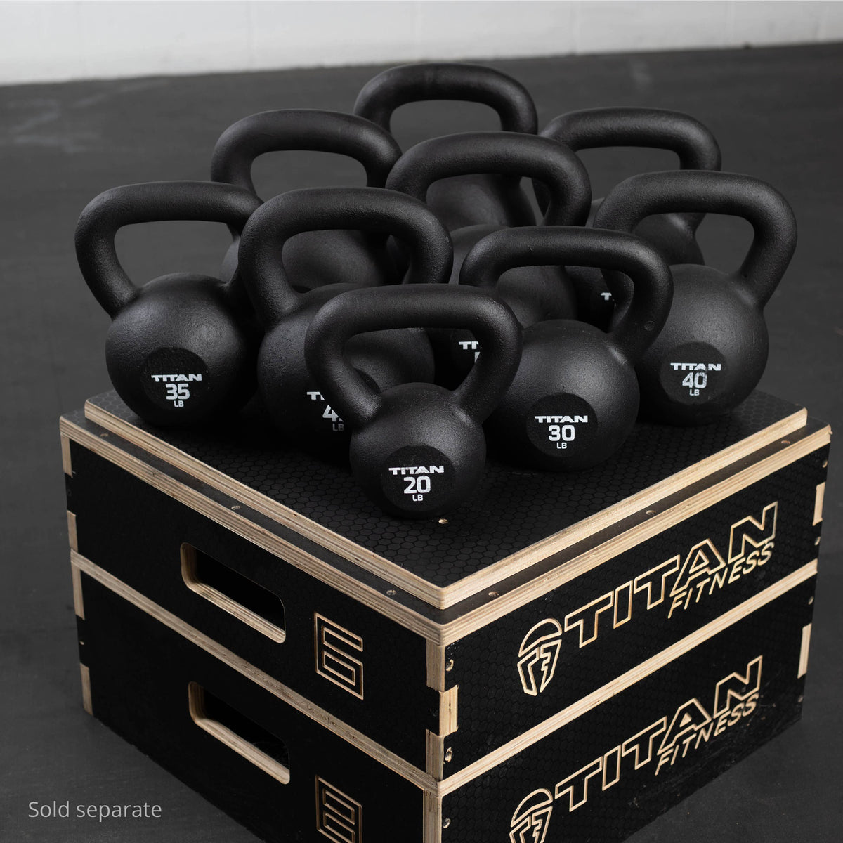 SCRATCH AND DENT - 15 LB Cast Iron Kettlebell - FINAL SALE - view 6