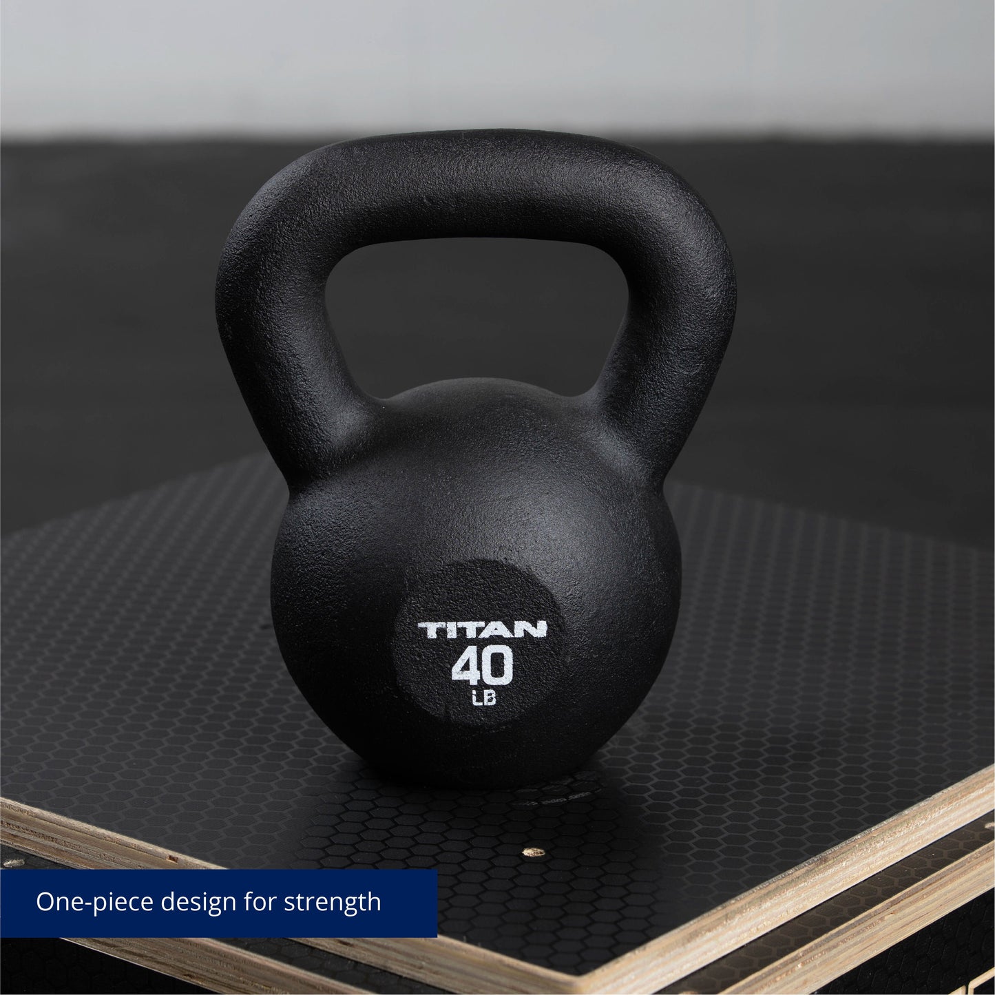 SCRATCH AND DENT - 40 LB Cast Iron Kettlebell - FINAL SALE - view 3