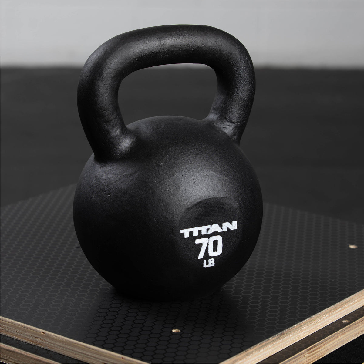 SCRATCH AND DENT - 70 LB Cast Iron Kettlebell - FINAL SALE