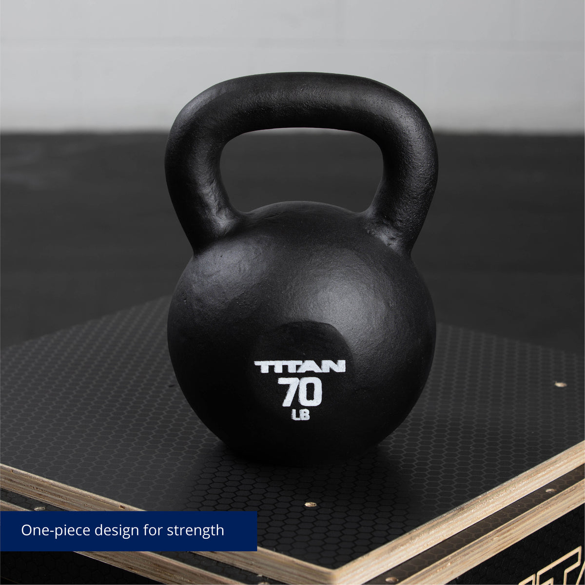 SCRATCH AND DENT - 70 LB Cast Iron Kettlebell - FINAL SALE - view 3
