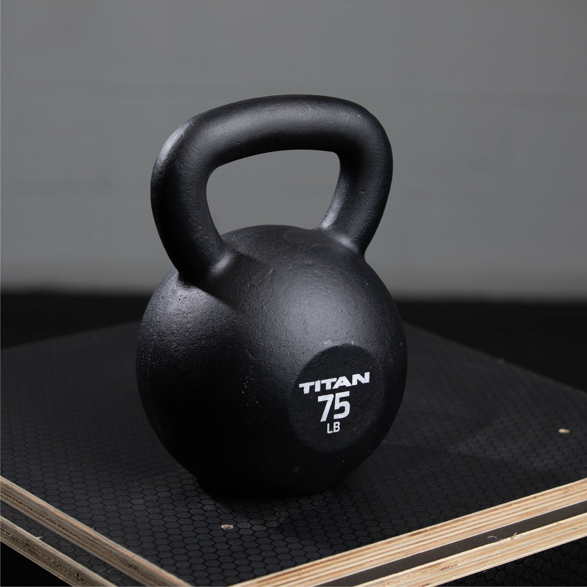 SCRATCH AND DENT - 75 LB Cast Iron Kettlebell - FINAL SALE