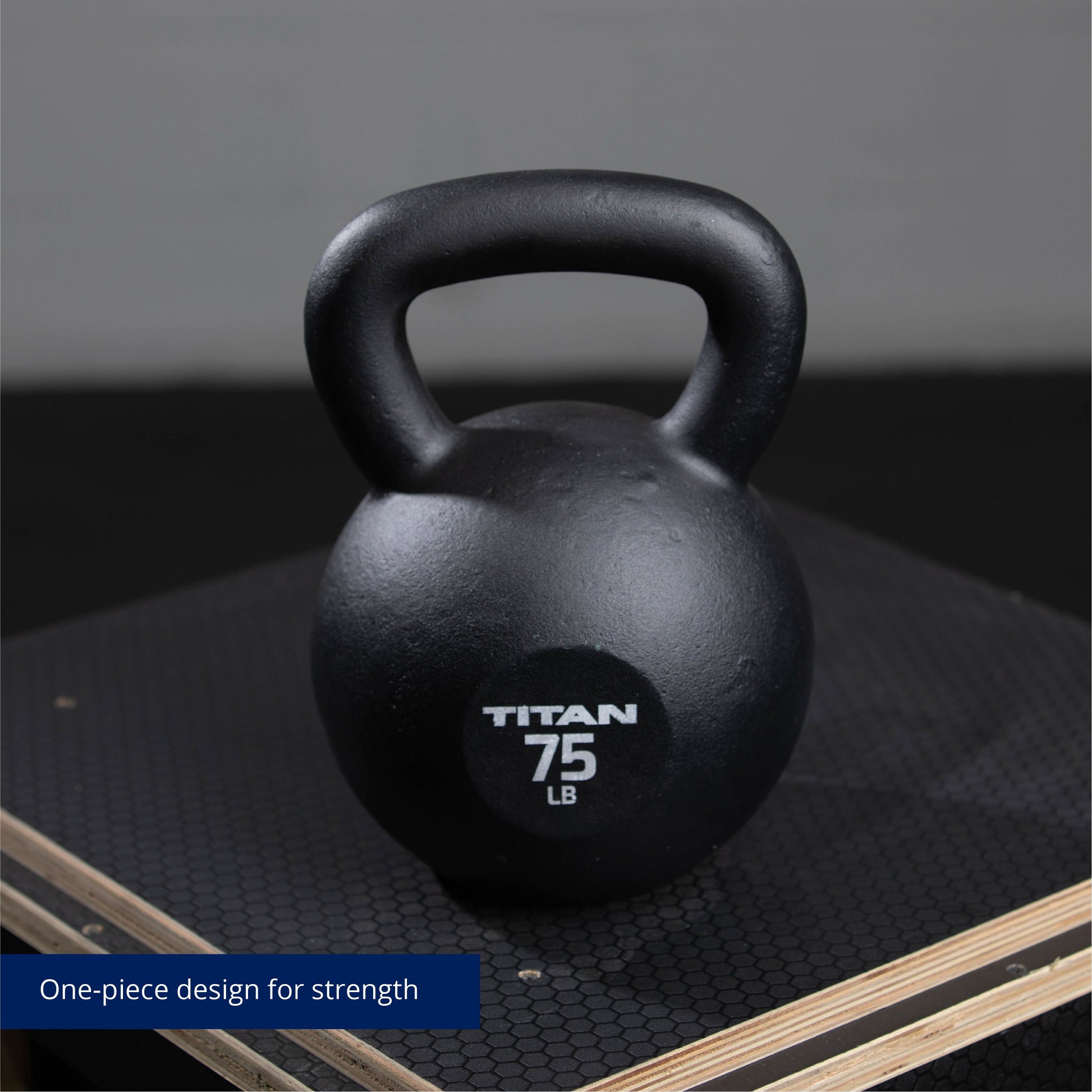 SCRATCH AND DENT - 75 LB Cast Iron Kettlebell - FINAL SALE