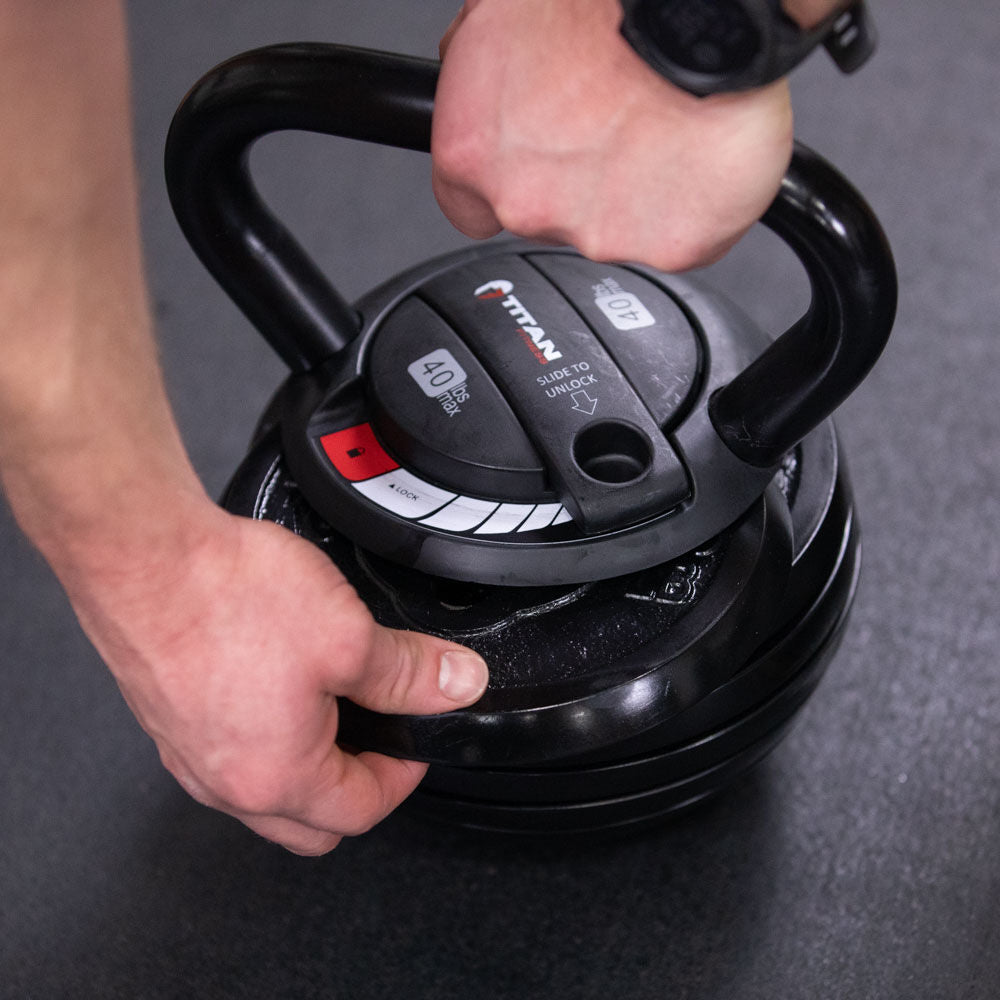 40 LB Adjustable Kettlebell - view 3