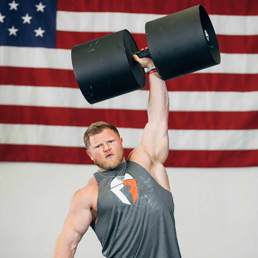 12" Circus Dumbbell, 3" Handle - view 2