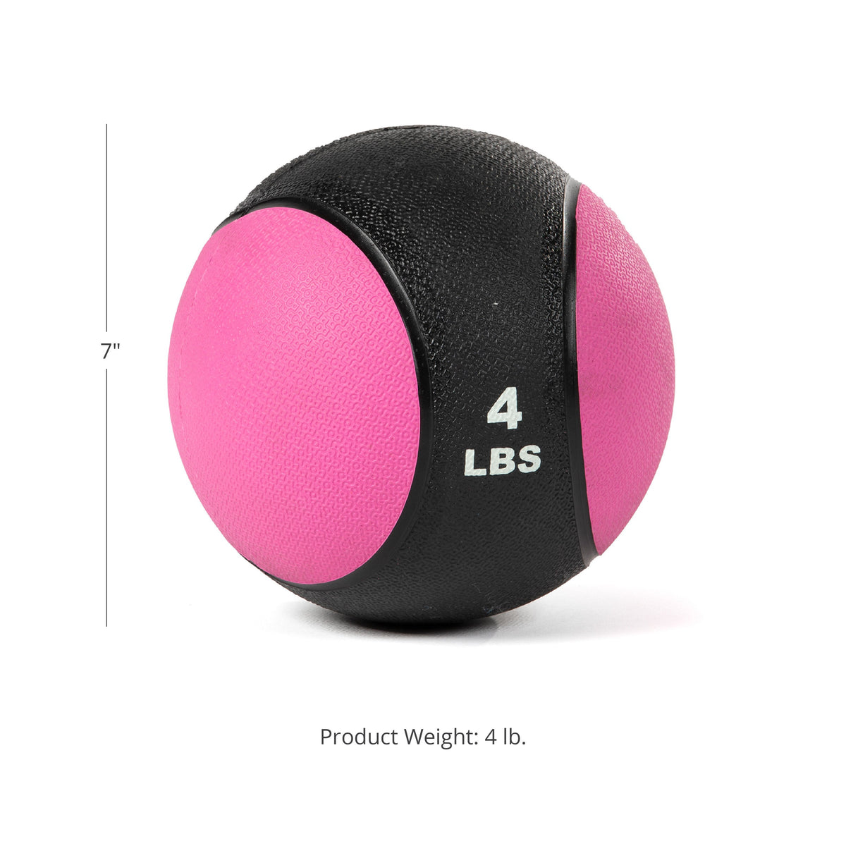 Scratch and Dent - 4 LB Rubber Medicine Ball - FINAL SALE - view 2