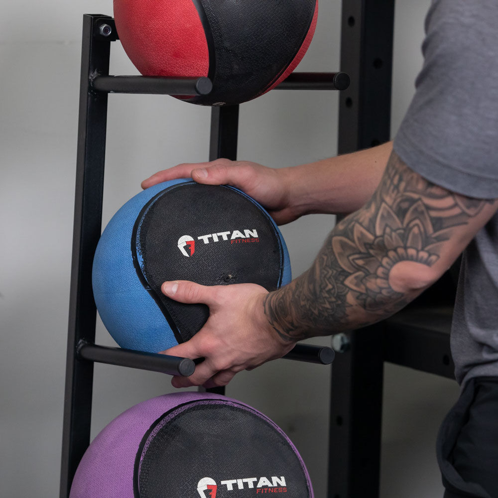 Scratch and Dent - 6lb Rubber Medicine Ball - FINAL SALE - view 6