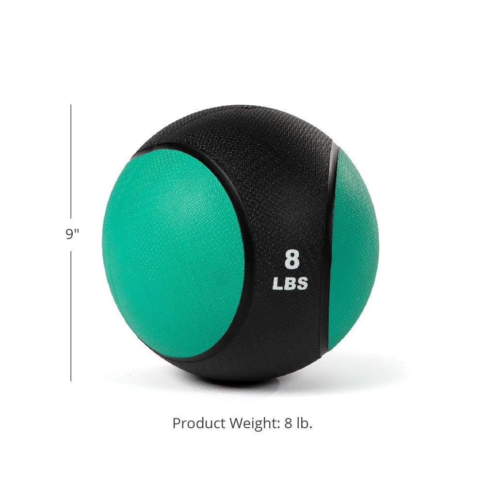 Scratch and Dent - 8lb Rubber Medicine Ball - FINAL SALE - view 2