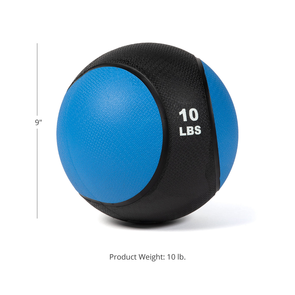 Scratch and Dent - 10lb Rubber Medicine Ball - FINAL SALE - view 6