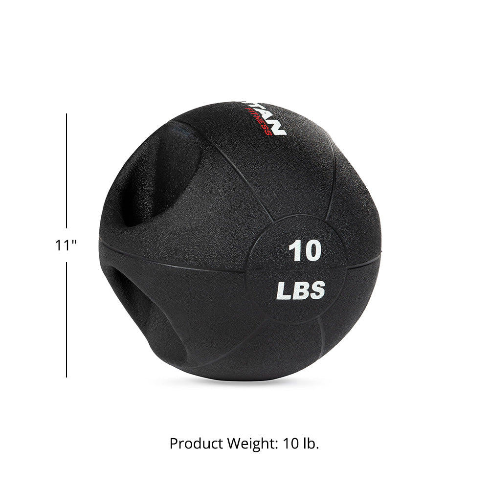10 LB Dual Grip Medicine Ball - view 4