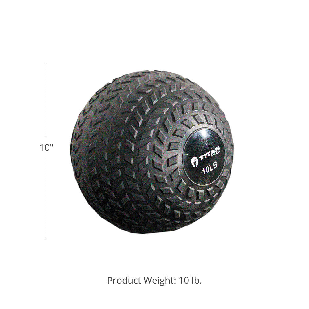 10 LB Rubber Tread Slam Ball - view 10