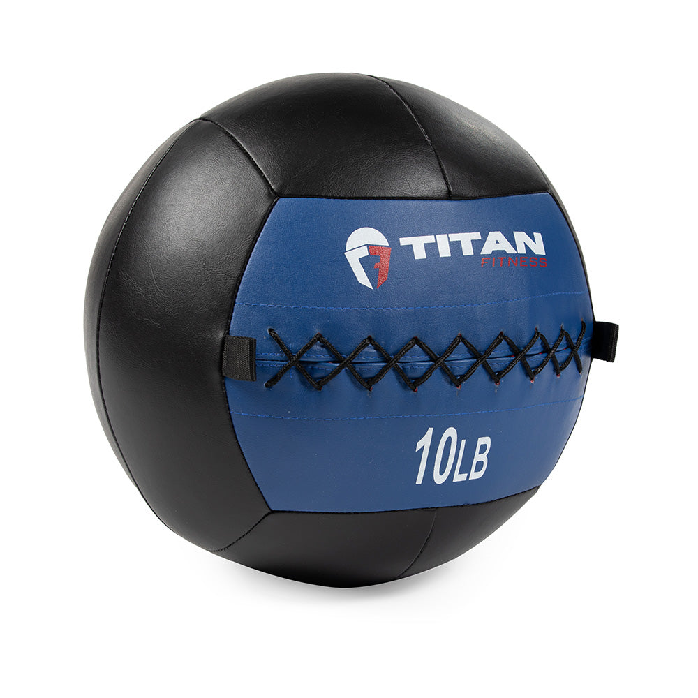 10 LB Soft Leather Medicine Wall Ball - view 1
