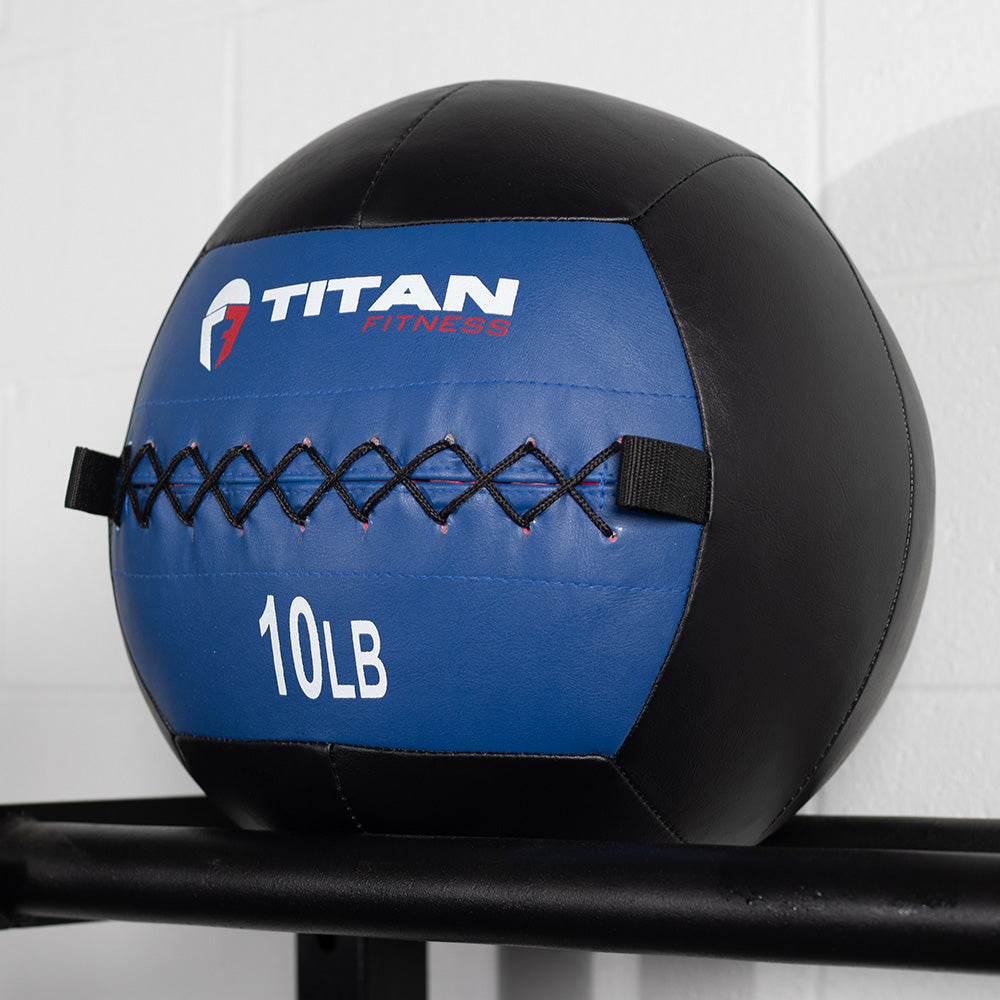 10 LB Soft Leather Medicine Wall Ball - view 2