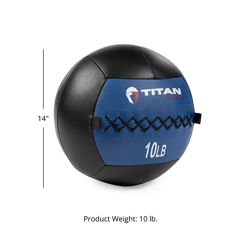 10 LB Soft Leather Medicine Wall Ball - view 7