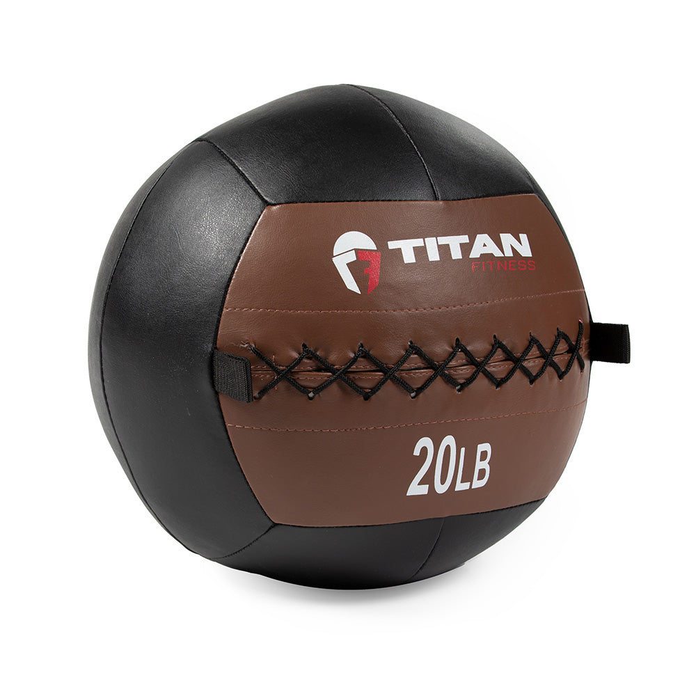 20 LB Soft Leather Medicine Wall Ball - view 1