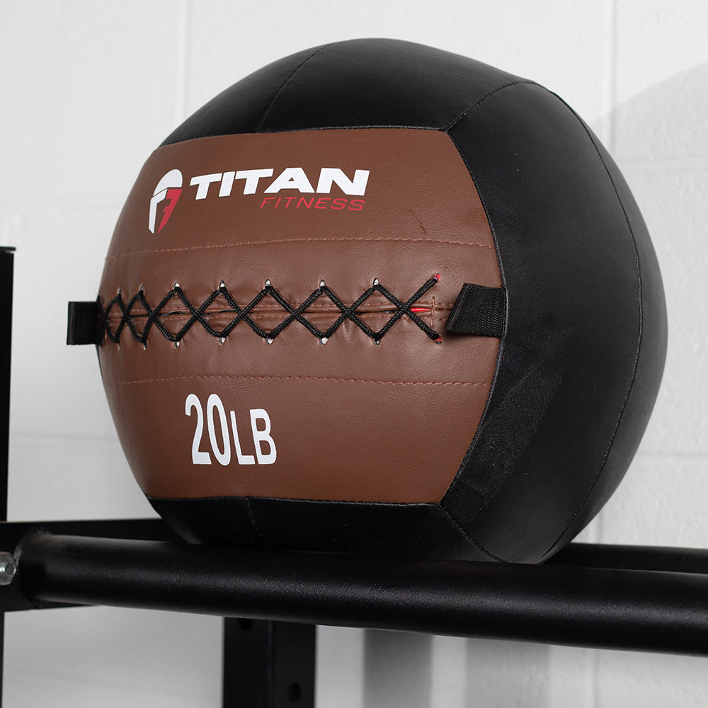 20 LB Soft Leather Medicine Wall Ball - view 2