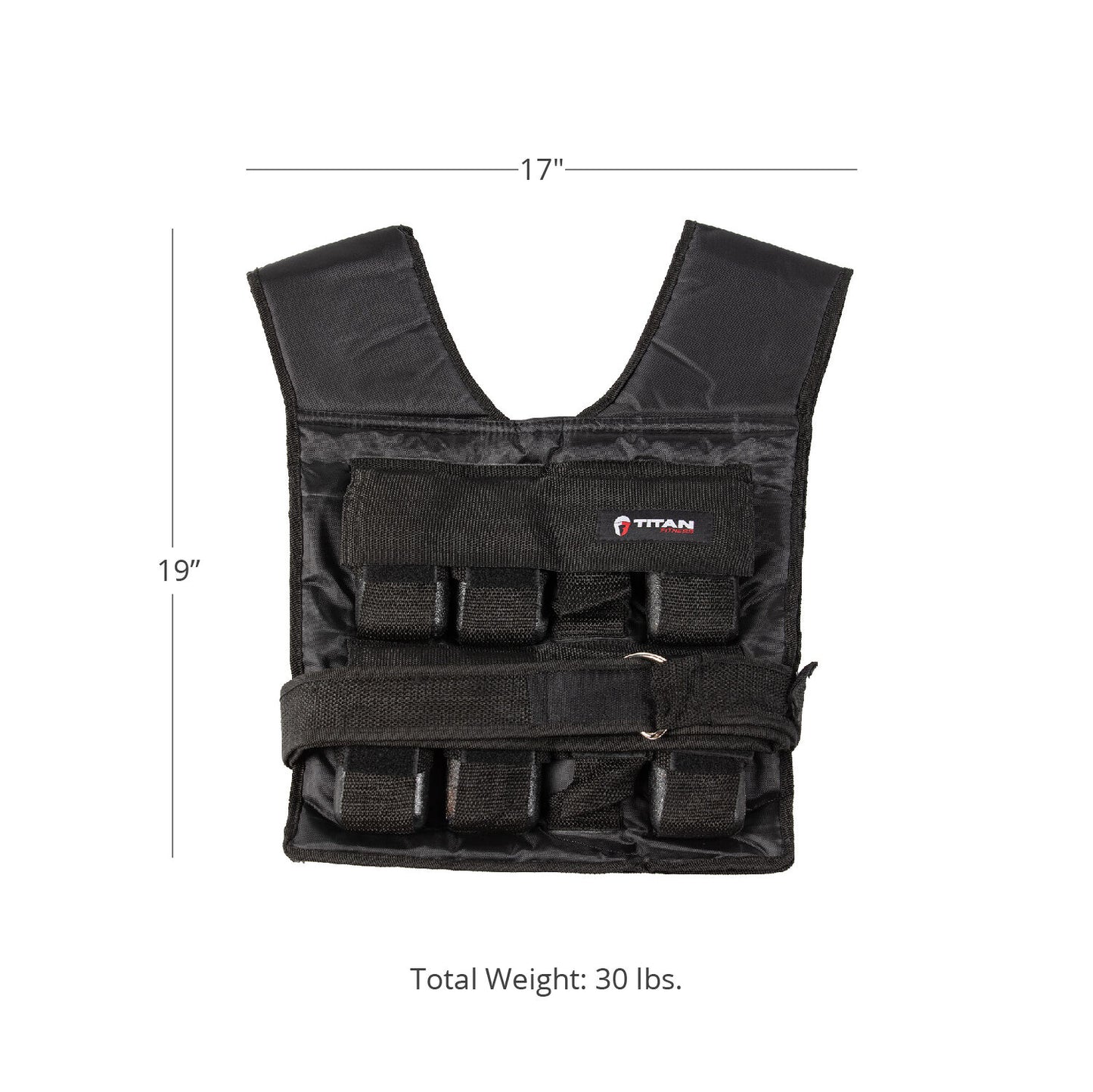 Scratch and Dent - Adjustable Weighted Vest 30 LB - FINAL SALE - view 10