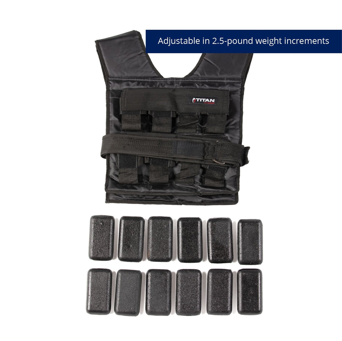 Scratch and Dent - Adjustable Weighted Vest 30 LB - FINAL SALE - view 3