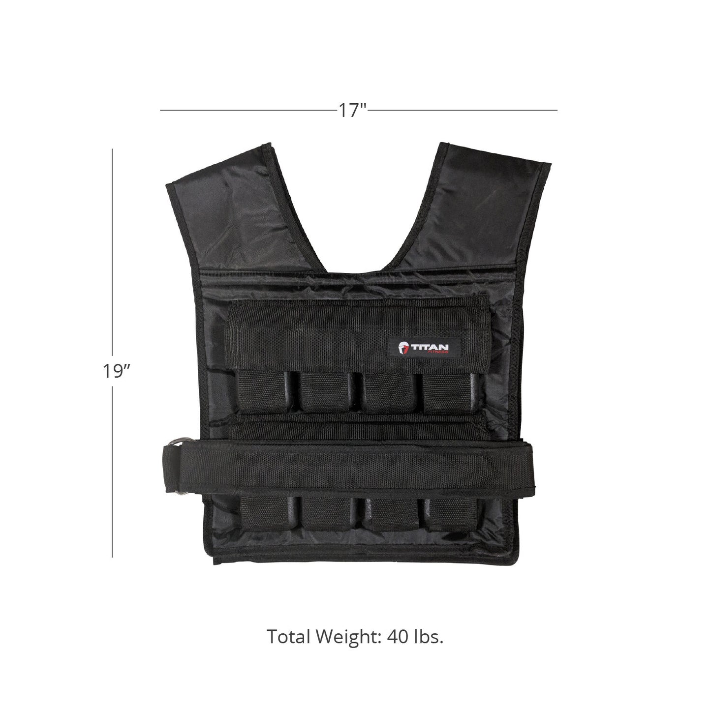 Scratch and Dent - Adjustable Weighted Vest 40 LB - FINAL SALE - view 3