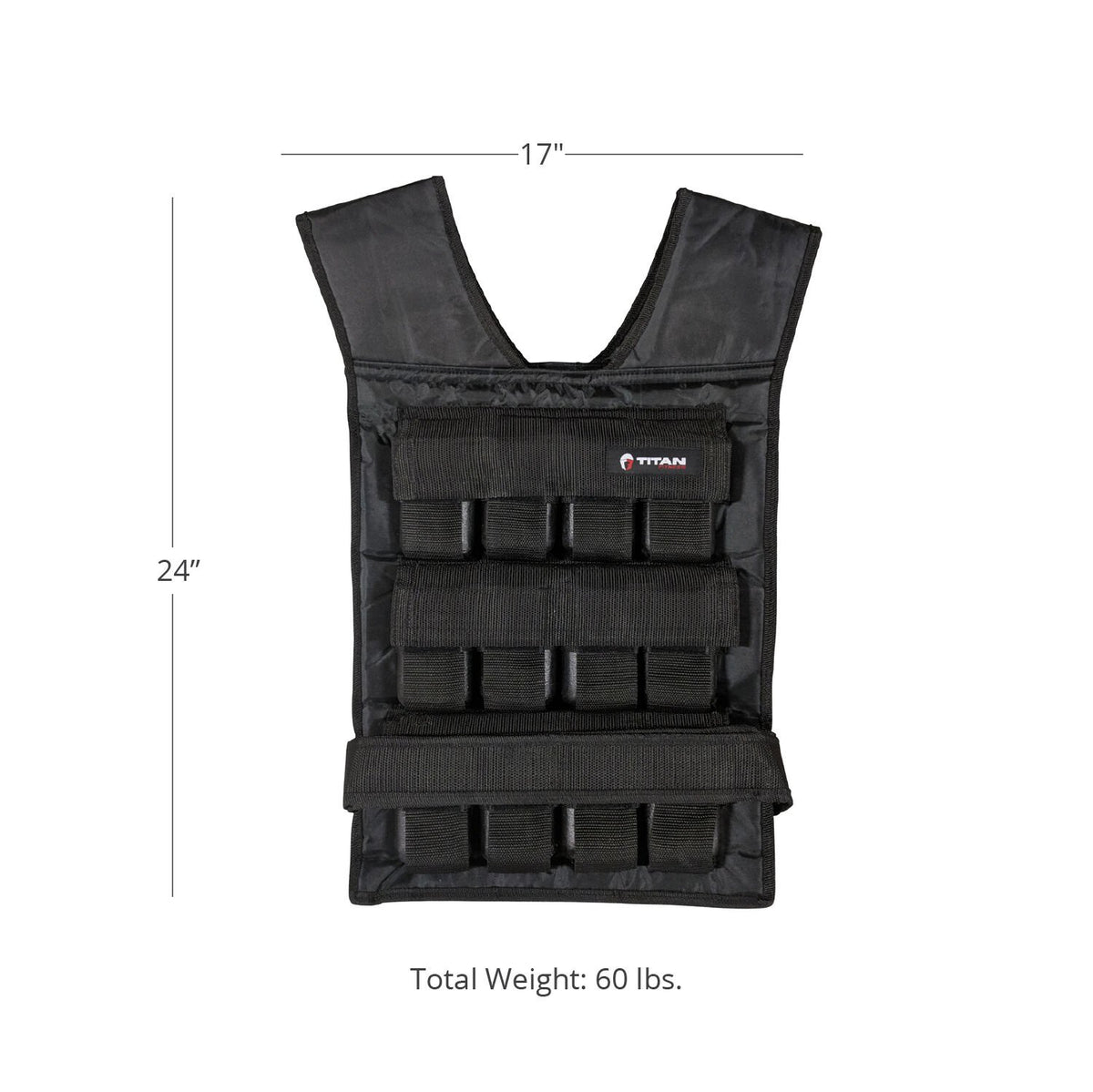 Scratch and Dent - Adjustable Weighted Vest 60 LB - FINAL SALE - view 2