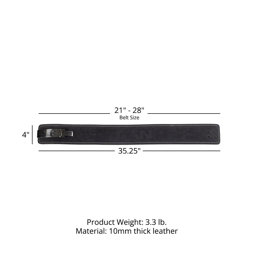 Powerlifting Lever Belt | Small (21"-28")