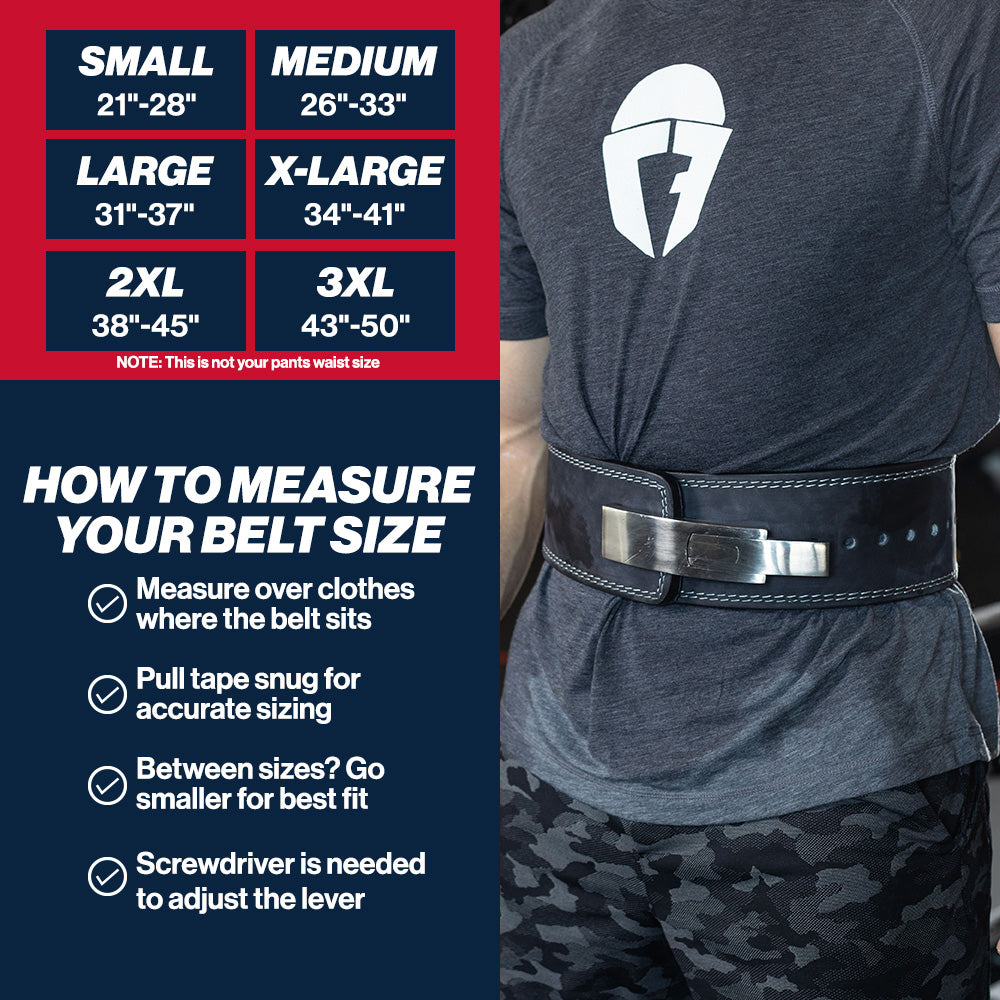 Powerlifting Lever Belt | Small (21"-28")