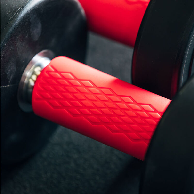 2" Red Weight Bar Grips - view 7