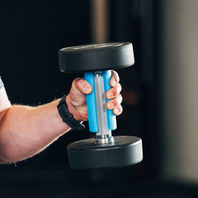 2" Blue Weight Bar Grips - view 5