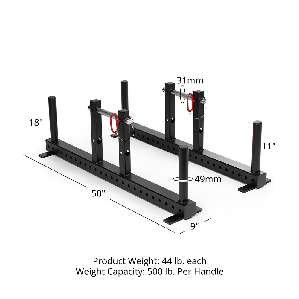 Upright Farmers Walk Handles | Handles - view 7