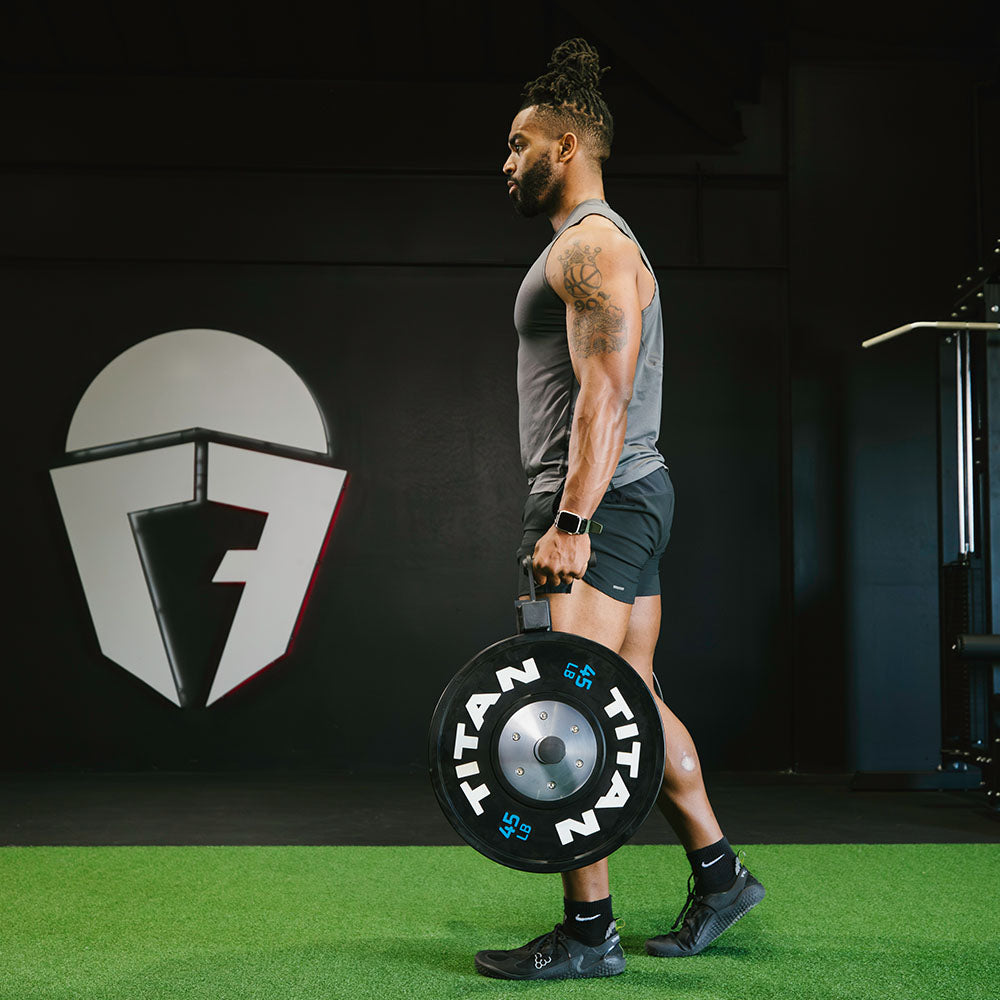 Mini Farmer's Walk Handles with Olympic Weight Posts - view 3