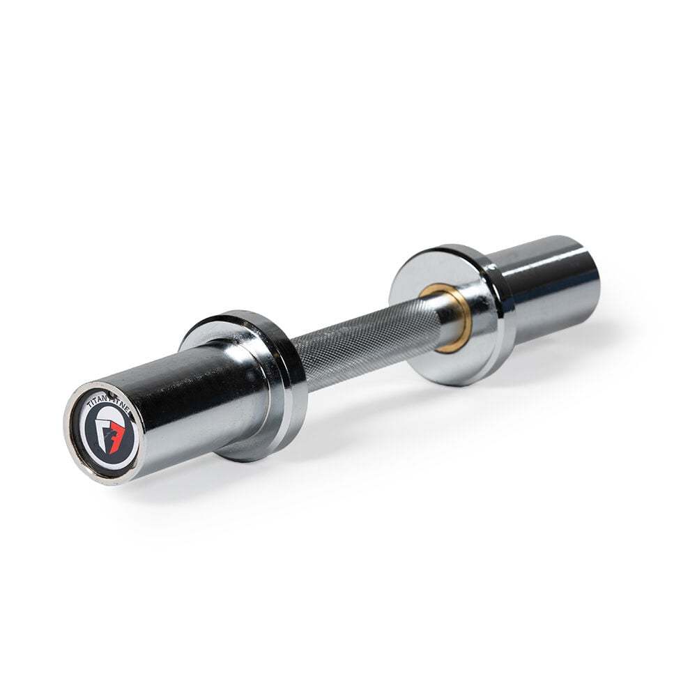 Scratch and Dent - Loadable 15" Olympic Dumbbell Handle (Single) - FINAL SALE - view 1
