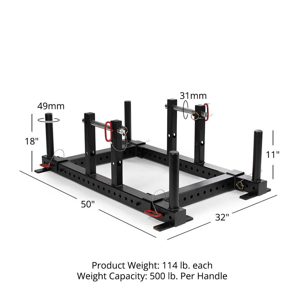 Upright Farmers Walk Handles | Platform - view 12