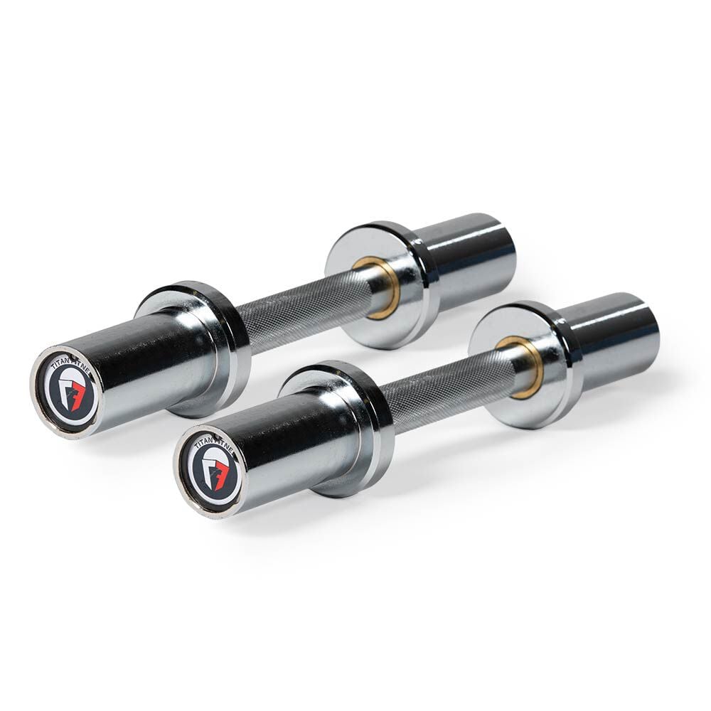 Scratch and Dent - Loadable 15-in Olympic Dumbbell Handle – Pair - FINAL SALE - view 1