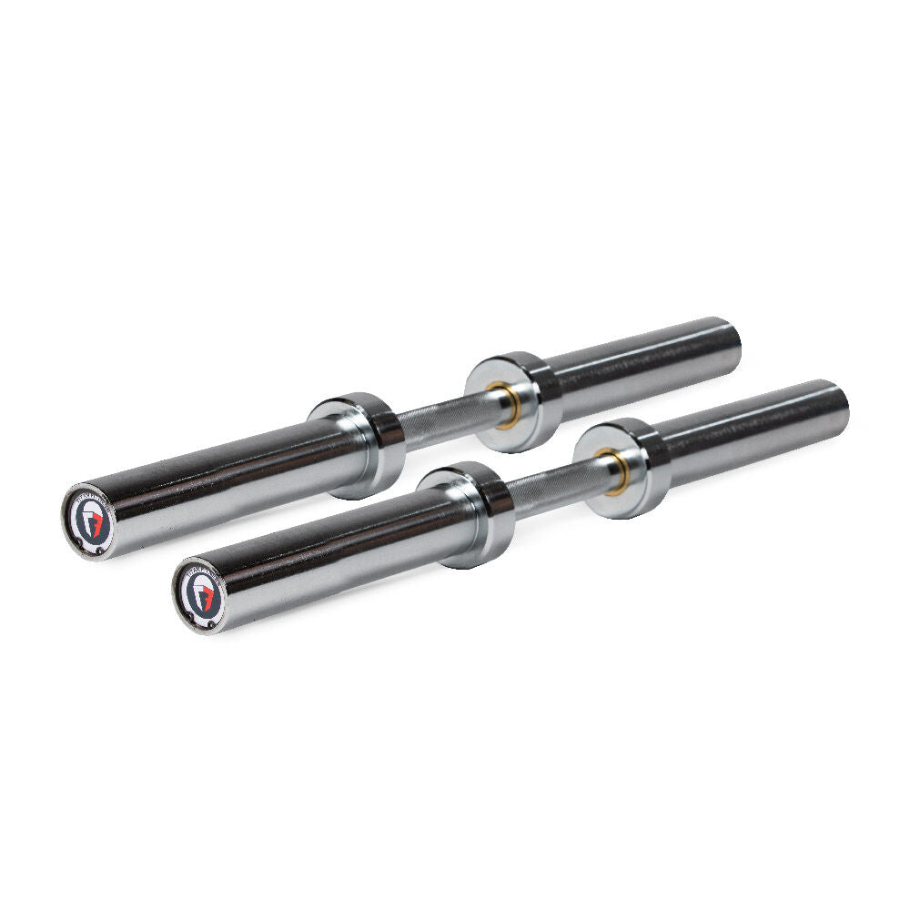 Scratch and Dent - Pair of Loadable 20" Olympic Dumbbell Handle - FINAL SALE - view 1