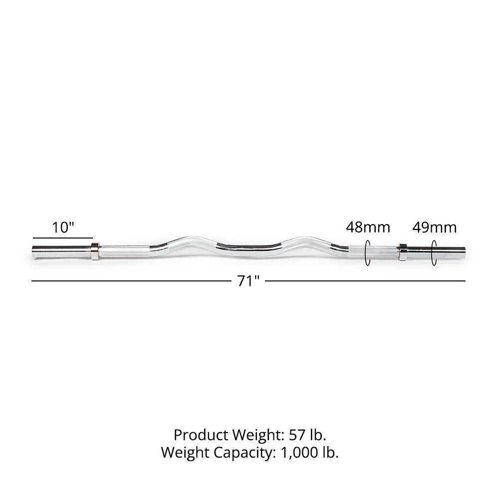 Rackable EZ Curl Fat Bar - view 8