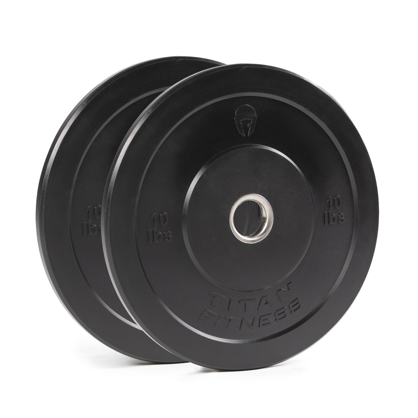 Scratch and Dent - 10 LB Pair Economy Black Bumper Plates - FINAL SALE - view 1