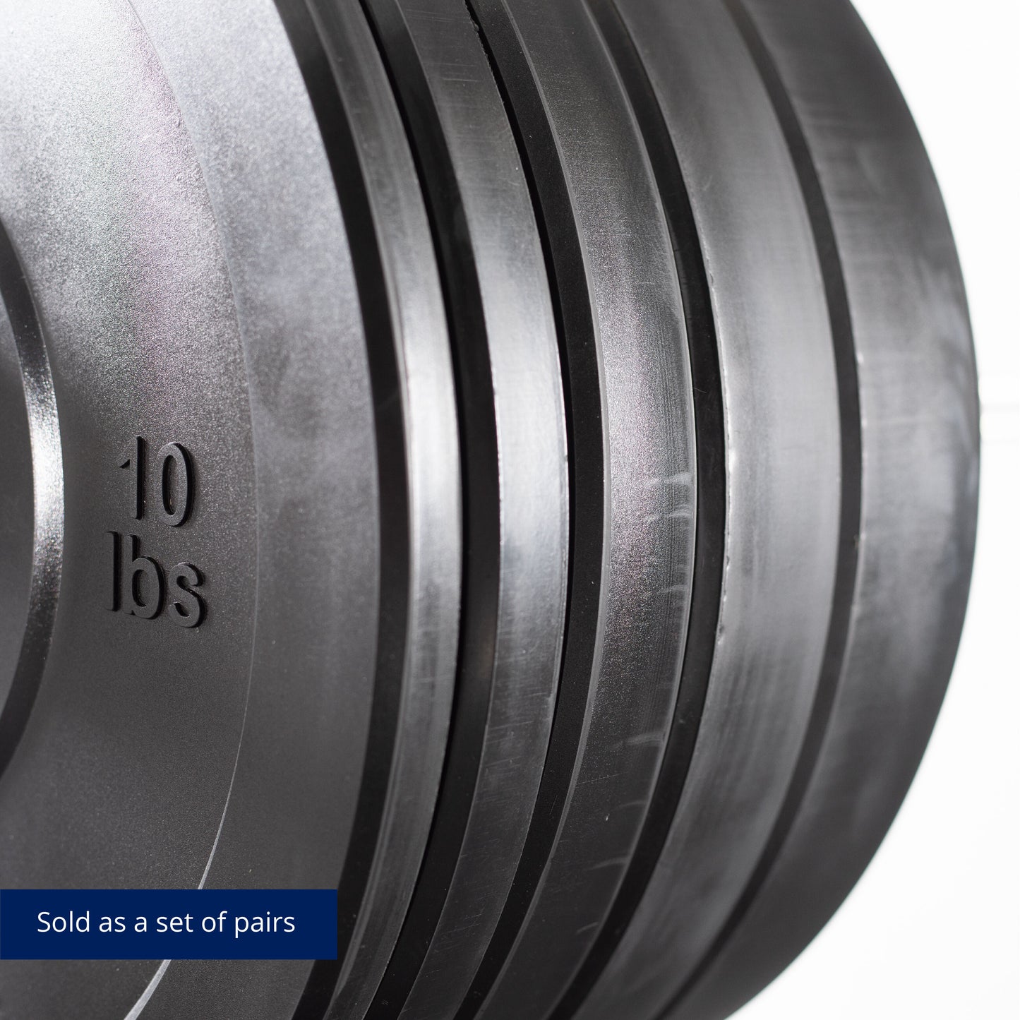 SCRATCH AND DENT - 260 LB Set Economy Black Bumper Plates - FINAL SALE - view 5
