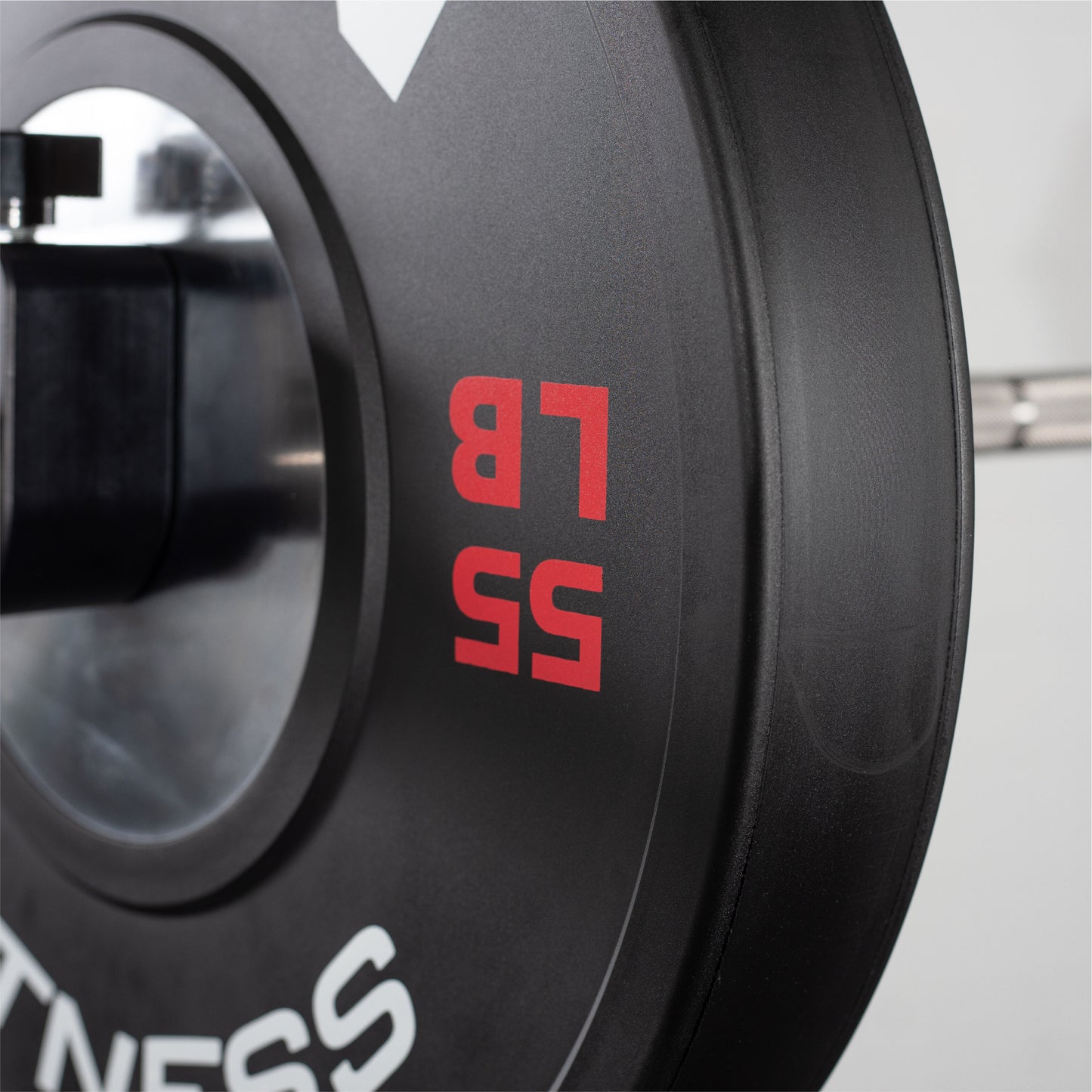 55 LB Single Elite Black Bumper Plate - view 7