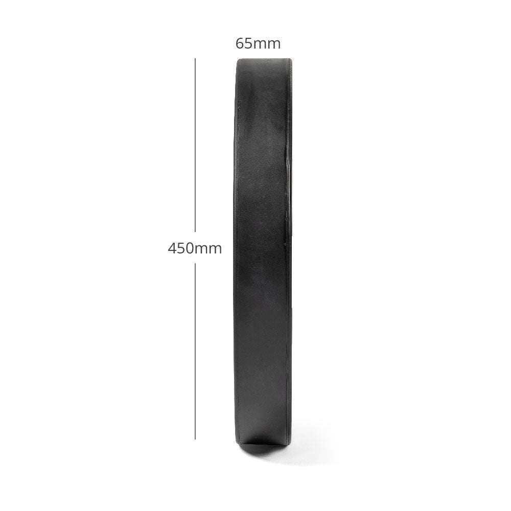 25 KG Single Black Elite Olympic Bumper Plate - view 5