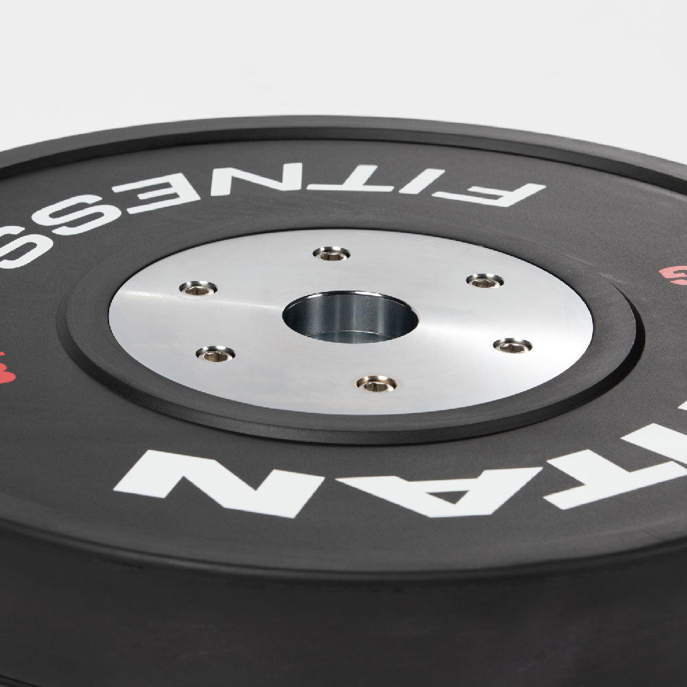 25 KG Single Black Elite Olympic Bumper Plate - view 3