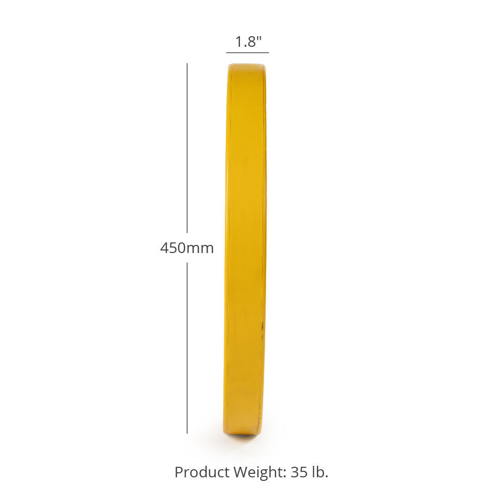 Scratch and Dent, 35 LB Single Elite Color Bumper Plate - view 2